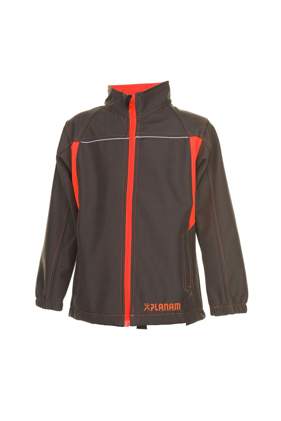 Planam Softsjacke Junior oliv/orange