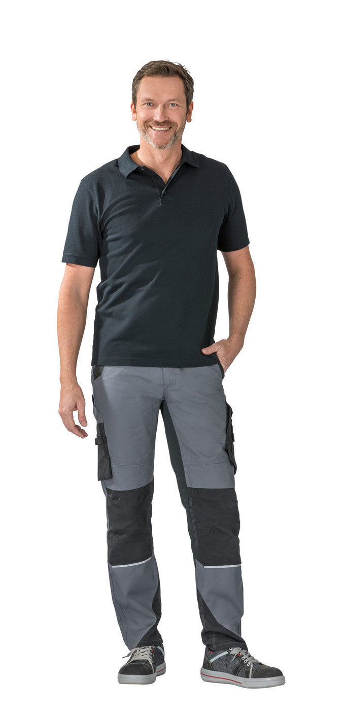 Planam Herren Bundhose Norit schiefer/schwarz