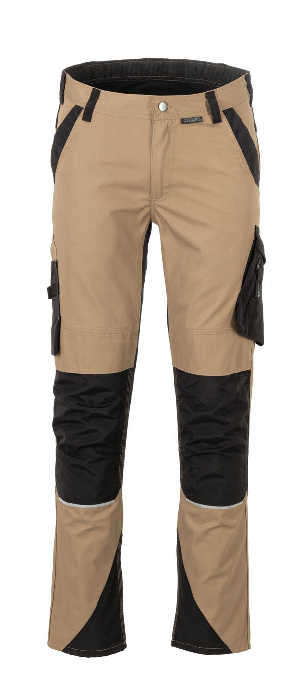 Planam Herren Bundhose Norit sand/schwarz
