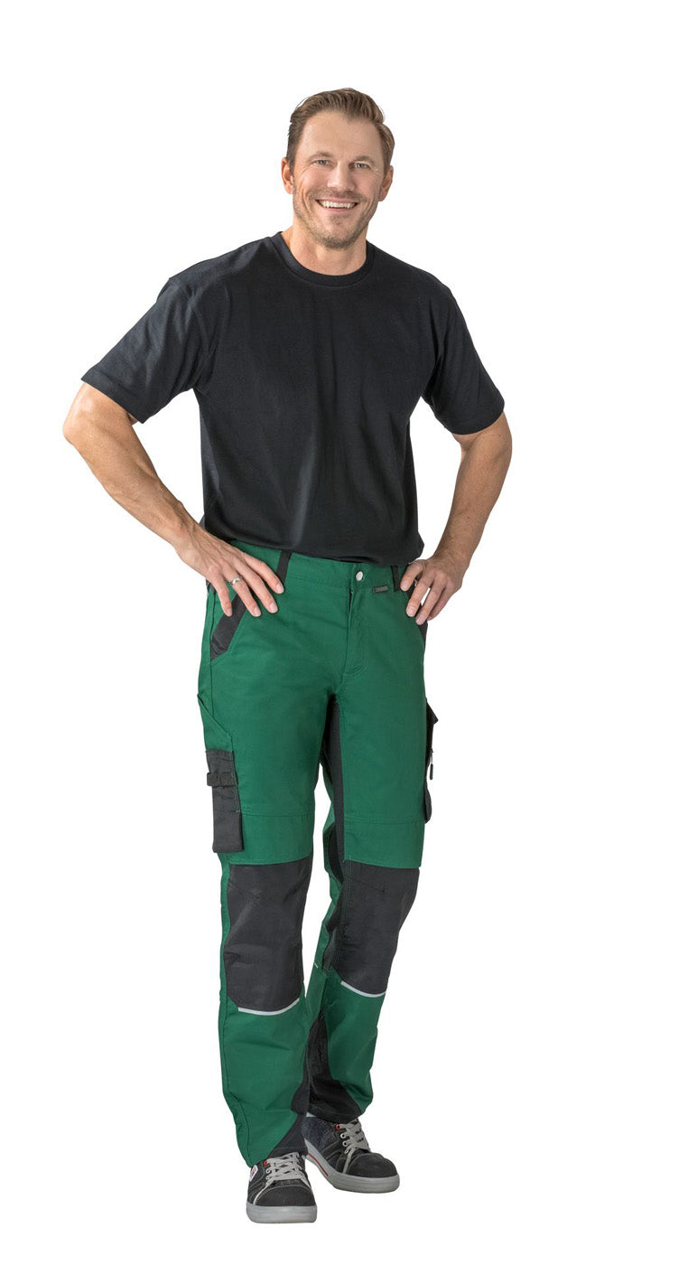 Planam Herren Bundhose Norit grün/schwarz