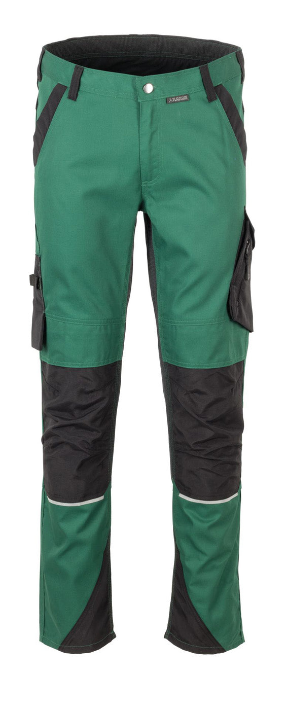 Planam Herren Bundhose Norit grün/schwarz