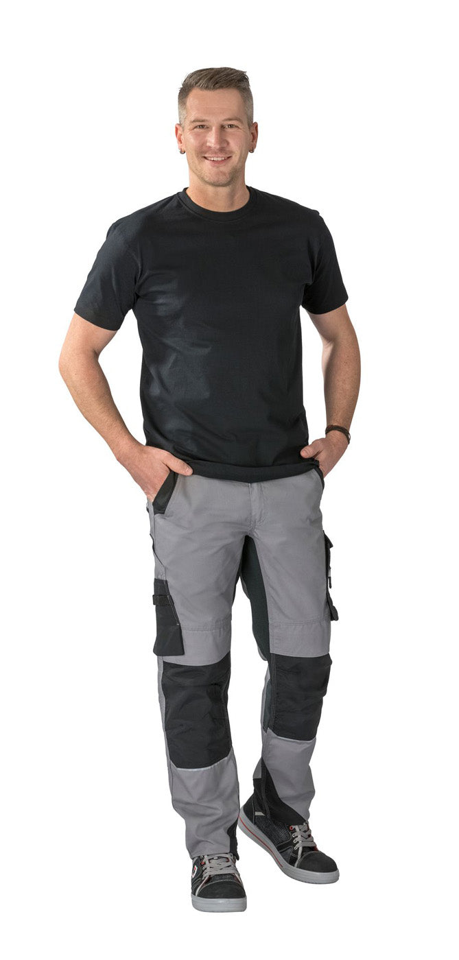 Planam Herren Bundhose Norit zink/schwarz