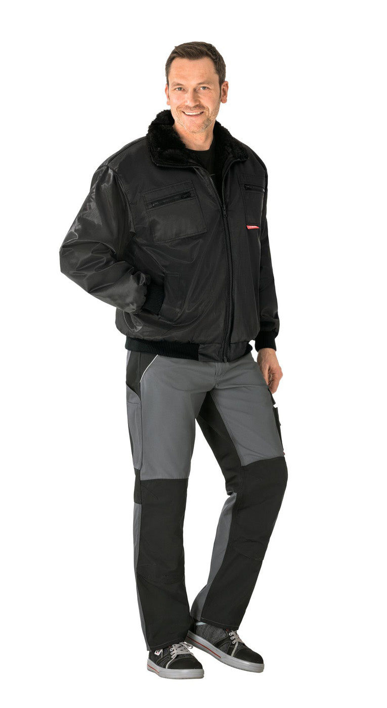 Planam Gletscher Pilotenjacke Outdoor schwarz