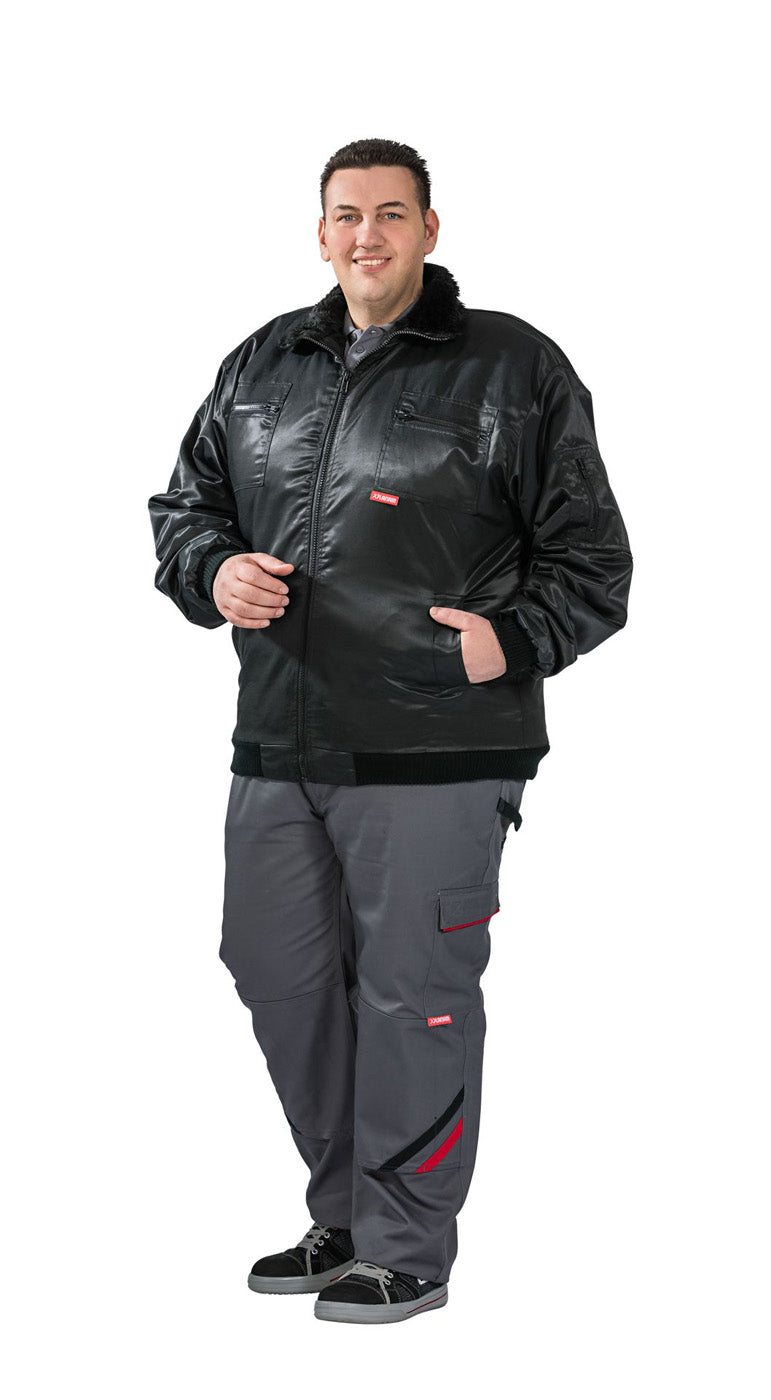 Planam Gletscher Pilotenjacke Outdoor schwarz