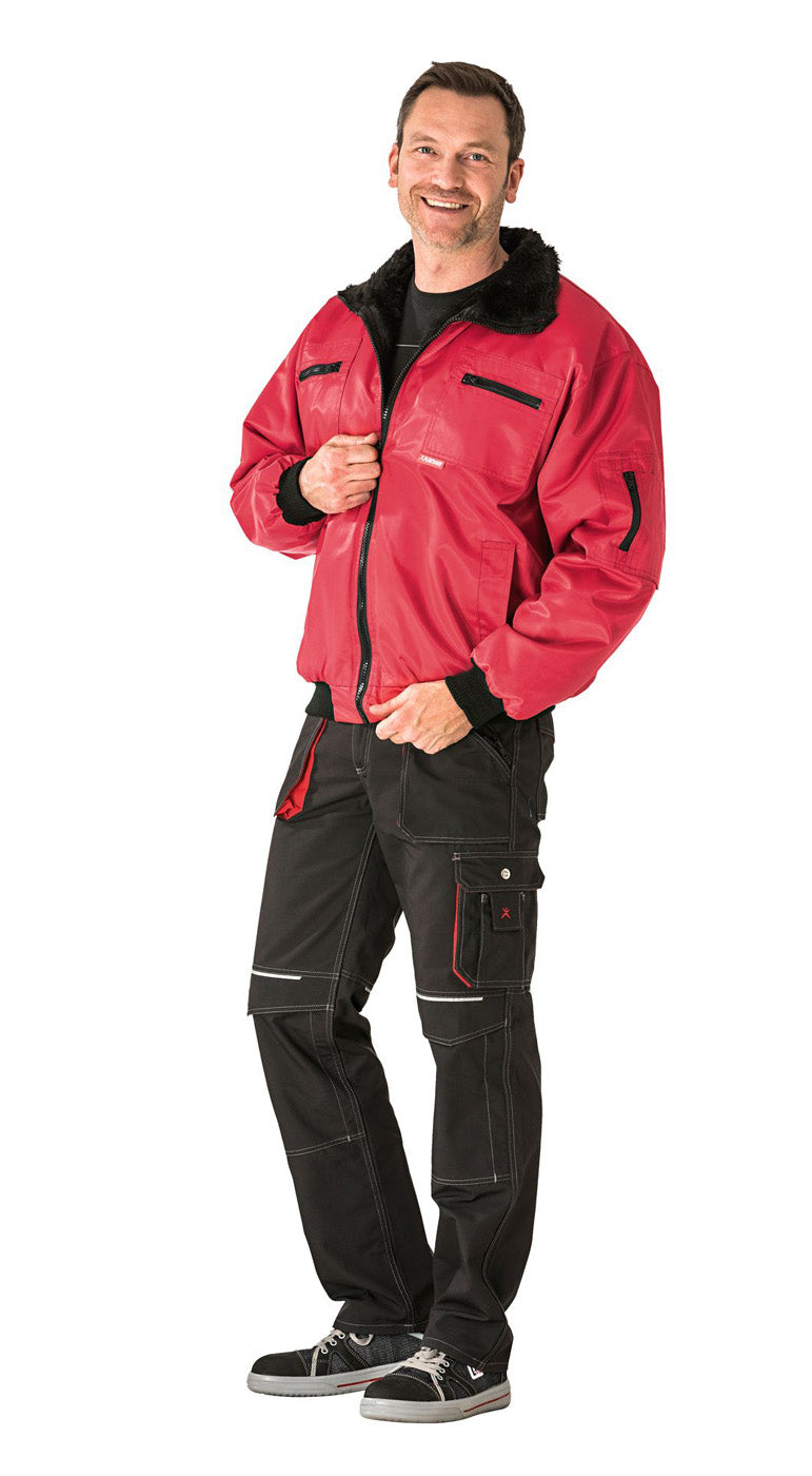Planam Gletscher Pilotenjacke Outdoor rot