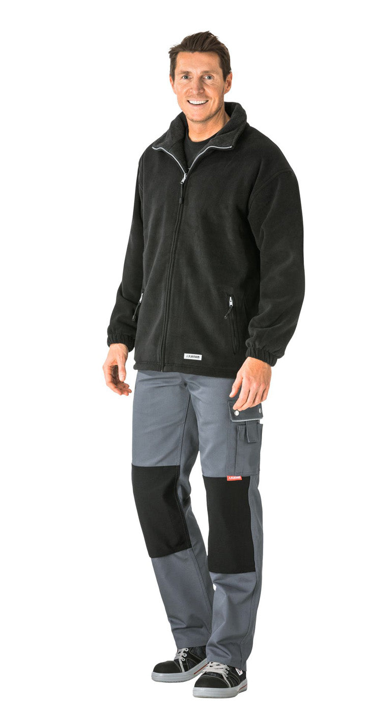 Planam Stream Fleecejacke Outdoor schwarz/anthrazit