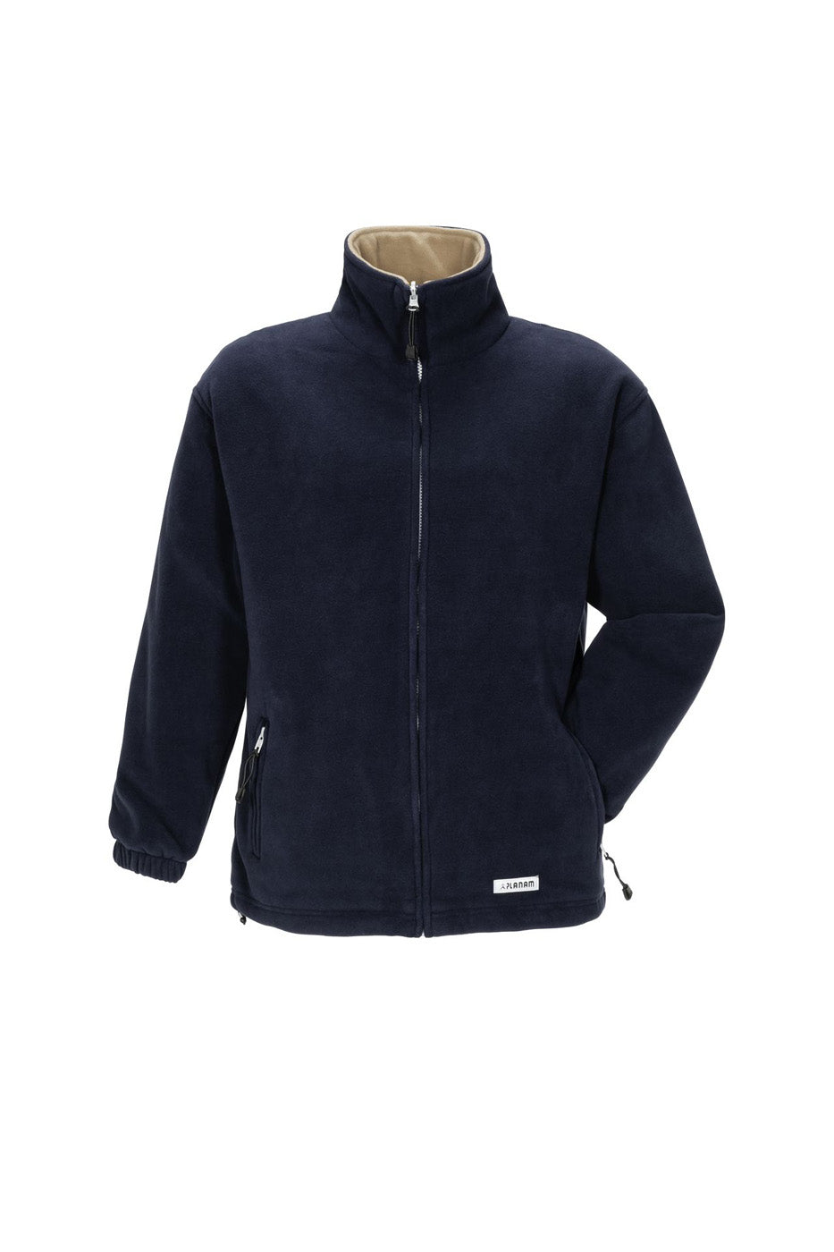 Planam Stream Fleecejacke Outdoor marine/camel