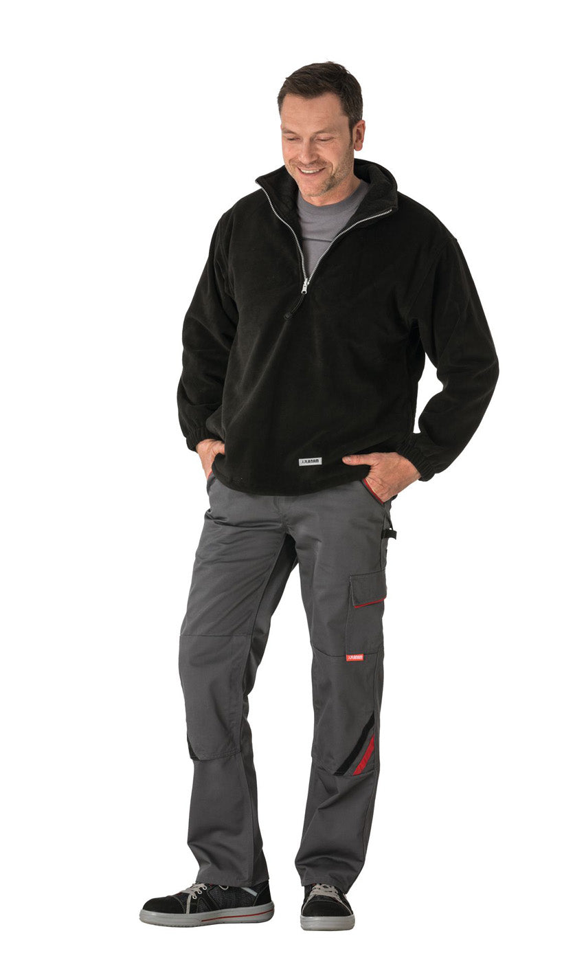 Planam Relax Fleecetroyer Outdoor schwarz/anthrazit