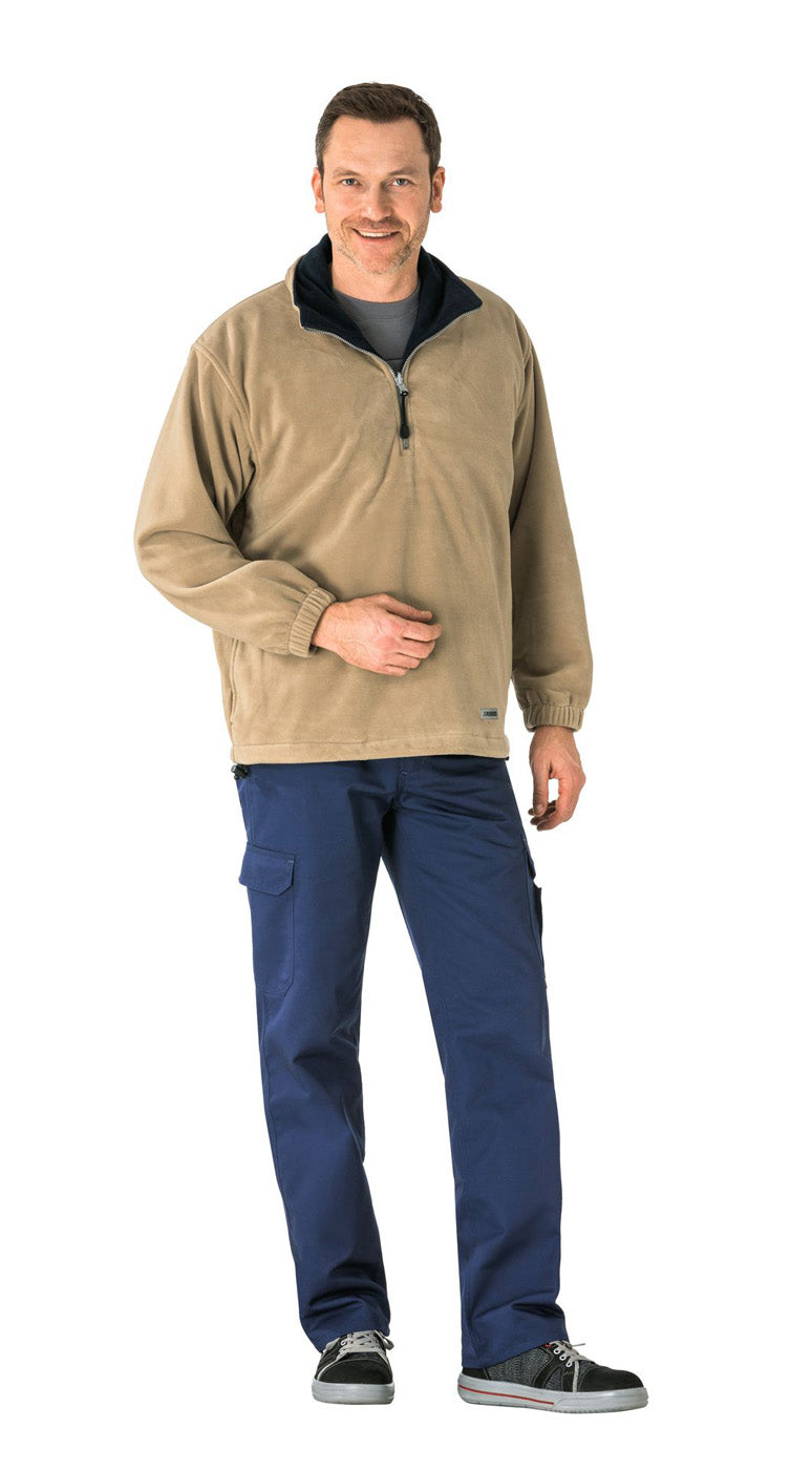 Planam Relax Fleecetroyer Outdoor camel/marine