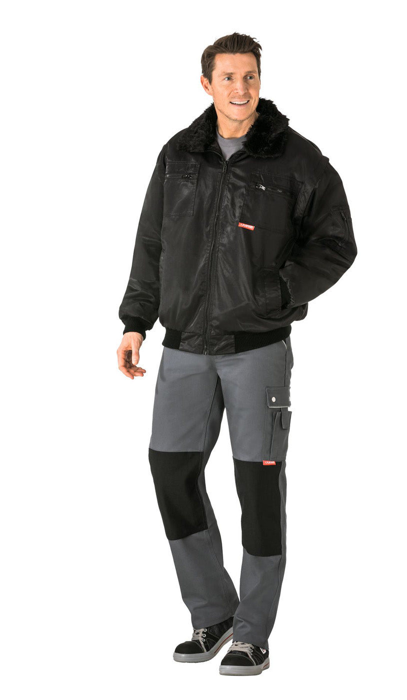 Planam Gletscher Comfortjacke Outdoor schwarz