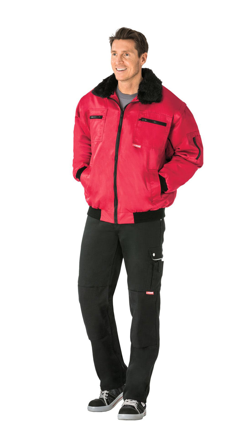 Planam Gletscher Comfortjacke Outdoor rot