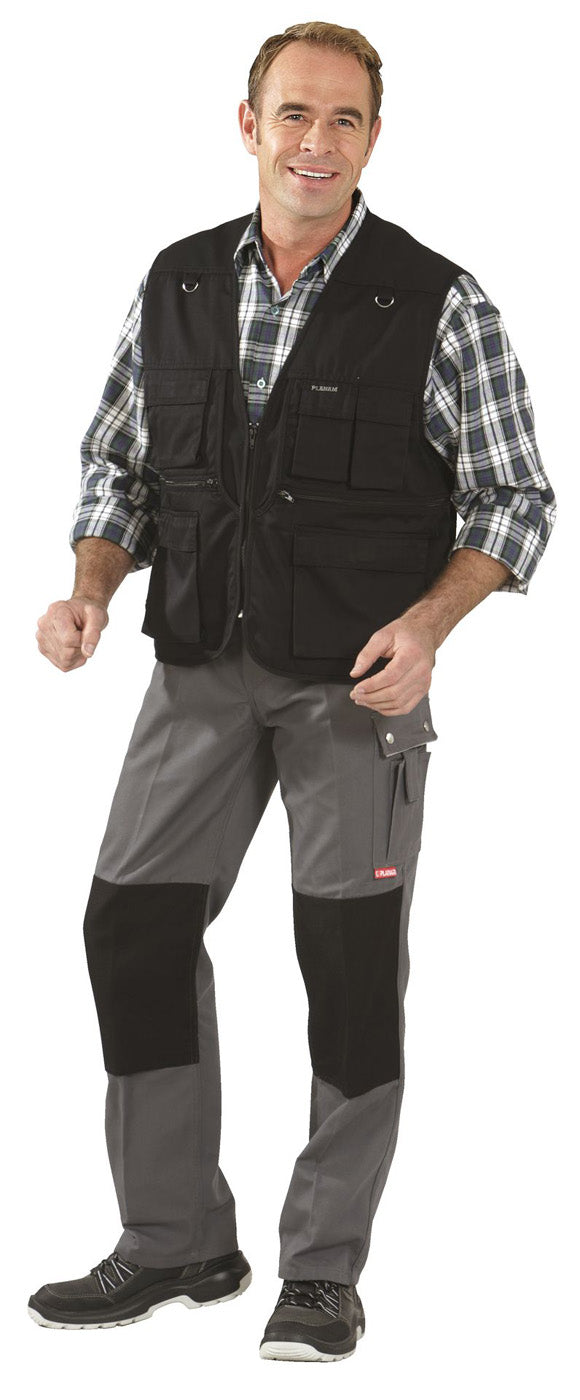 Planam Sommer Weste Outdoor schwarz