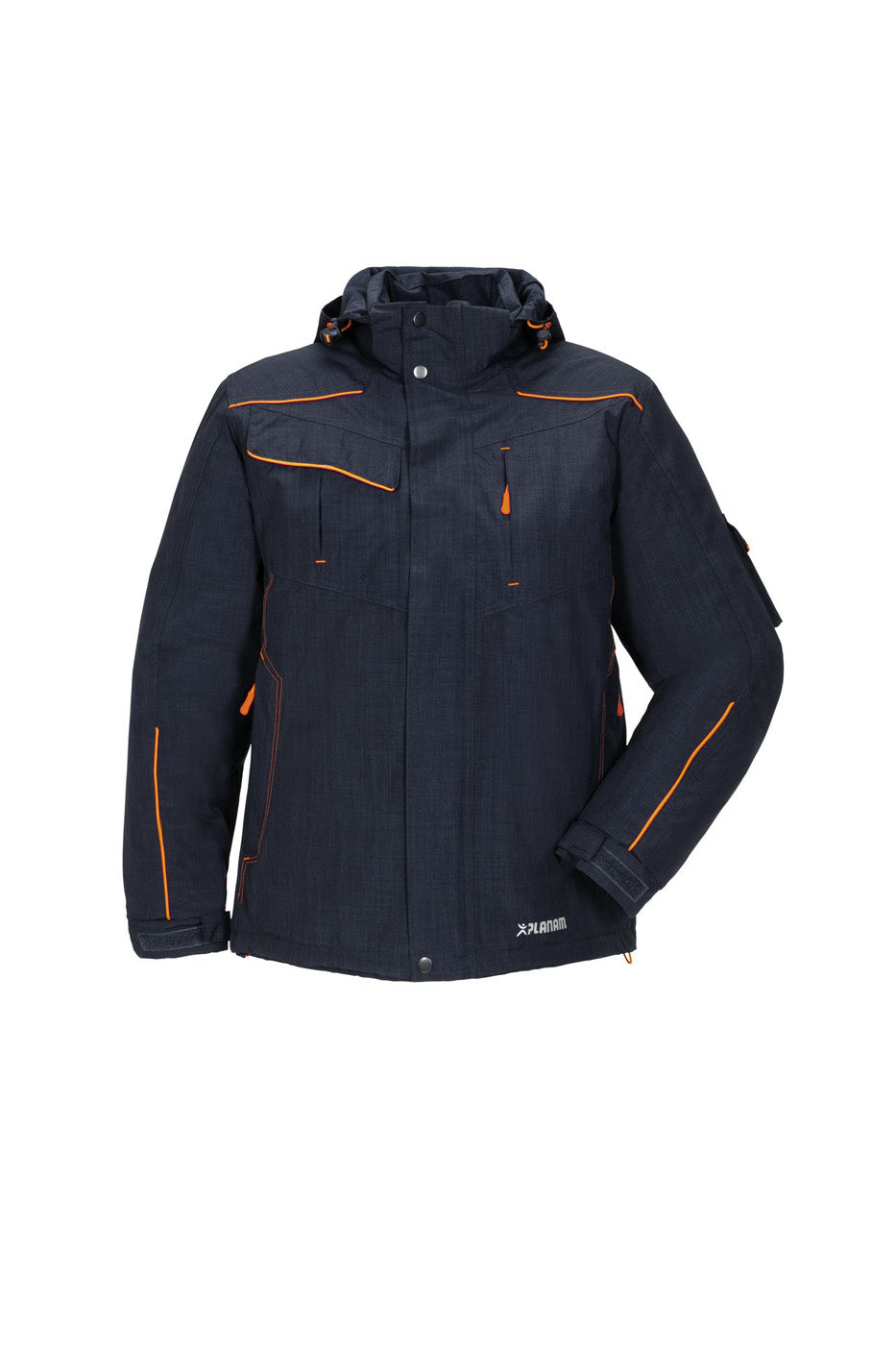 Planam Neon Jacke Outdoor marine/orange