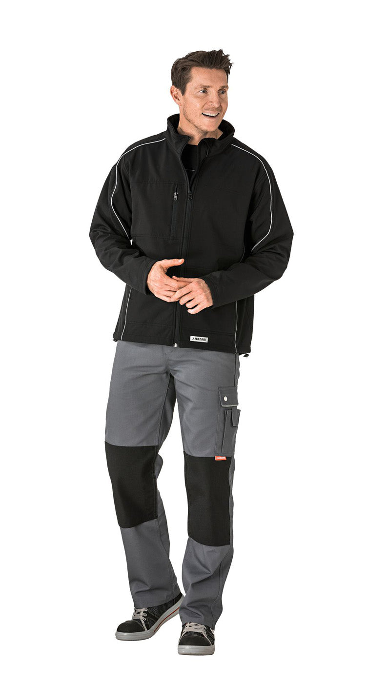 Planam Twilight Softsjacke Outdoor schwarz