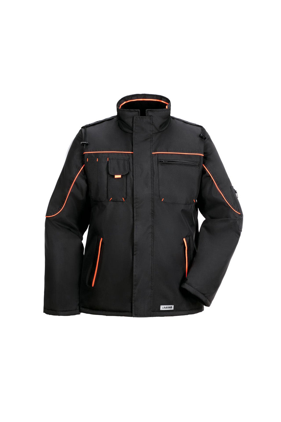 Planam Piper Jacke Outdoor schwarz/orange