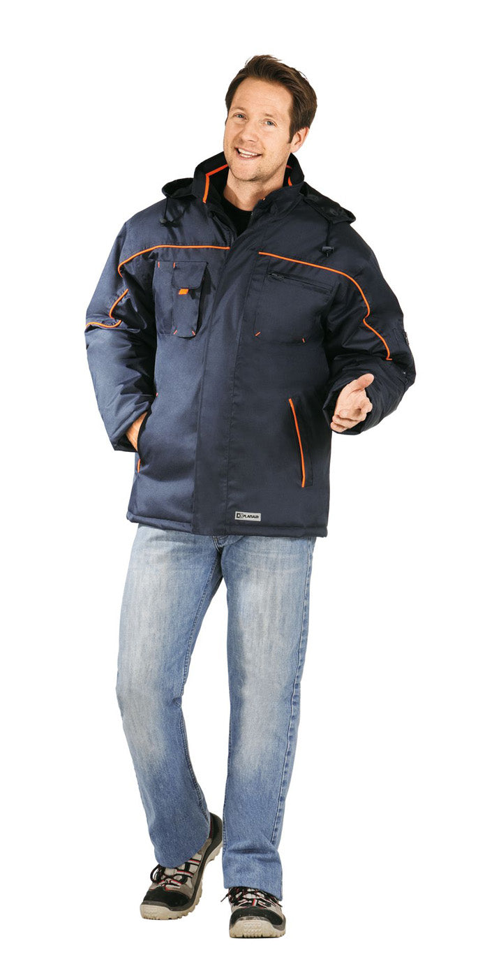 Planam Piper Jacke Outdoor marine/orange