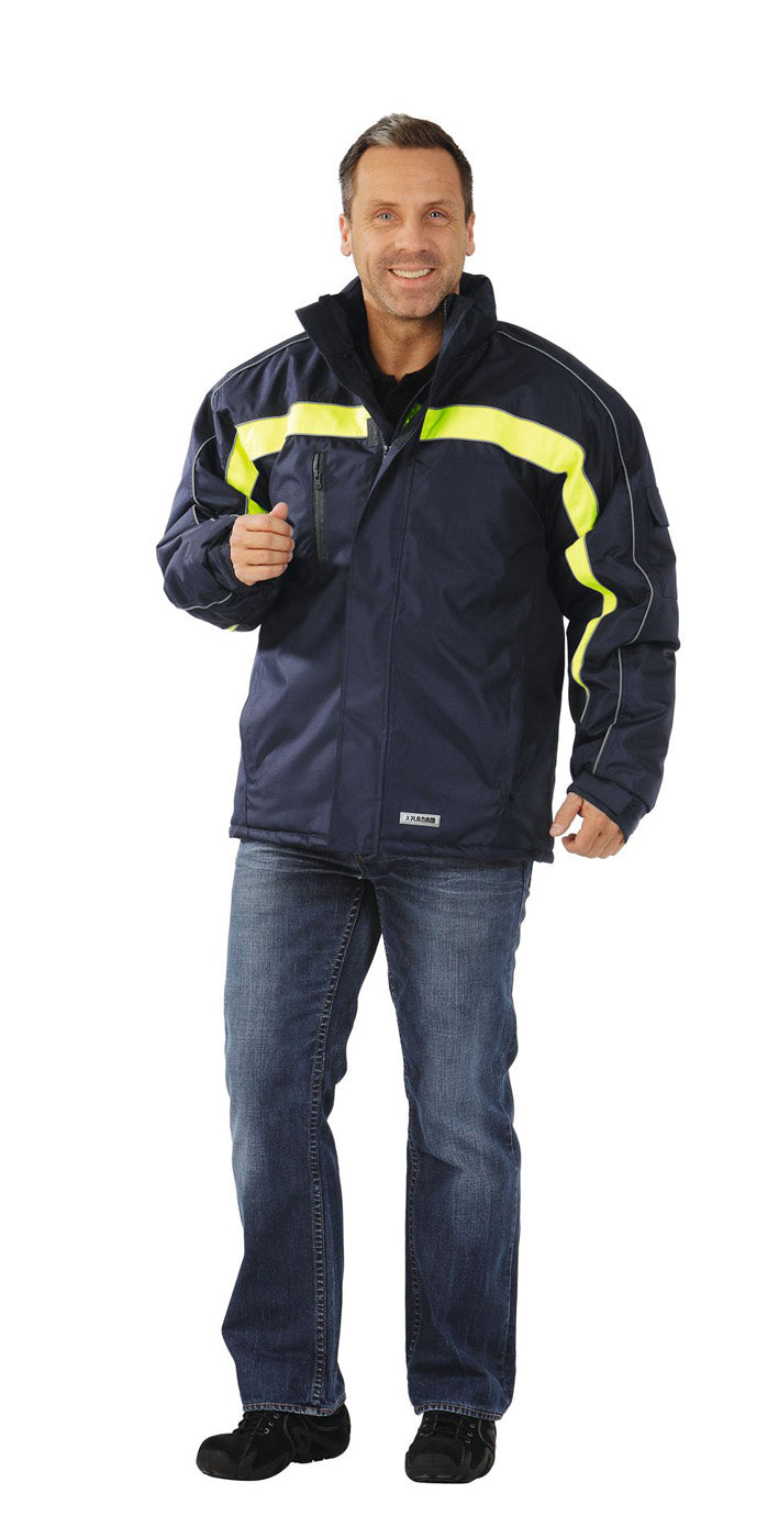 Planam Cosmic Jacke Outdoor marine/gelb