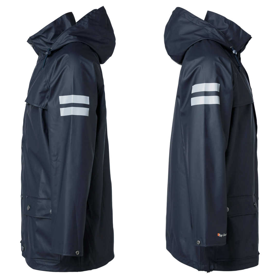 Regenjacke PU-Stretch marineblau EN-343