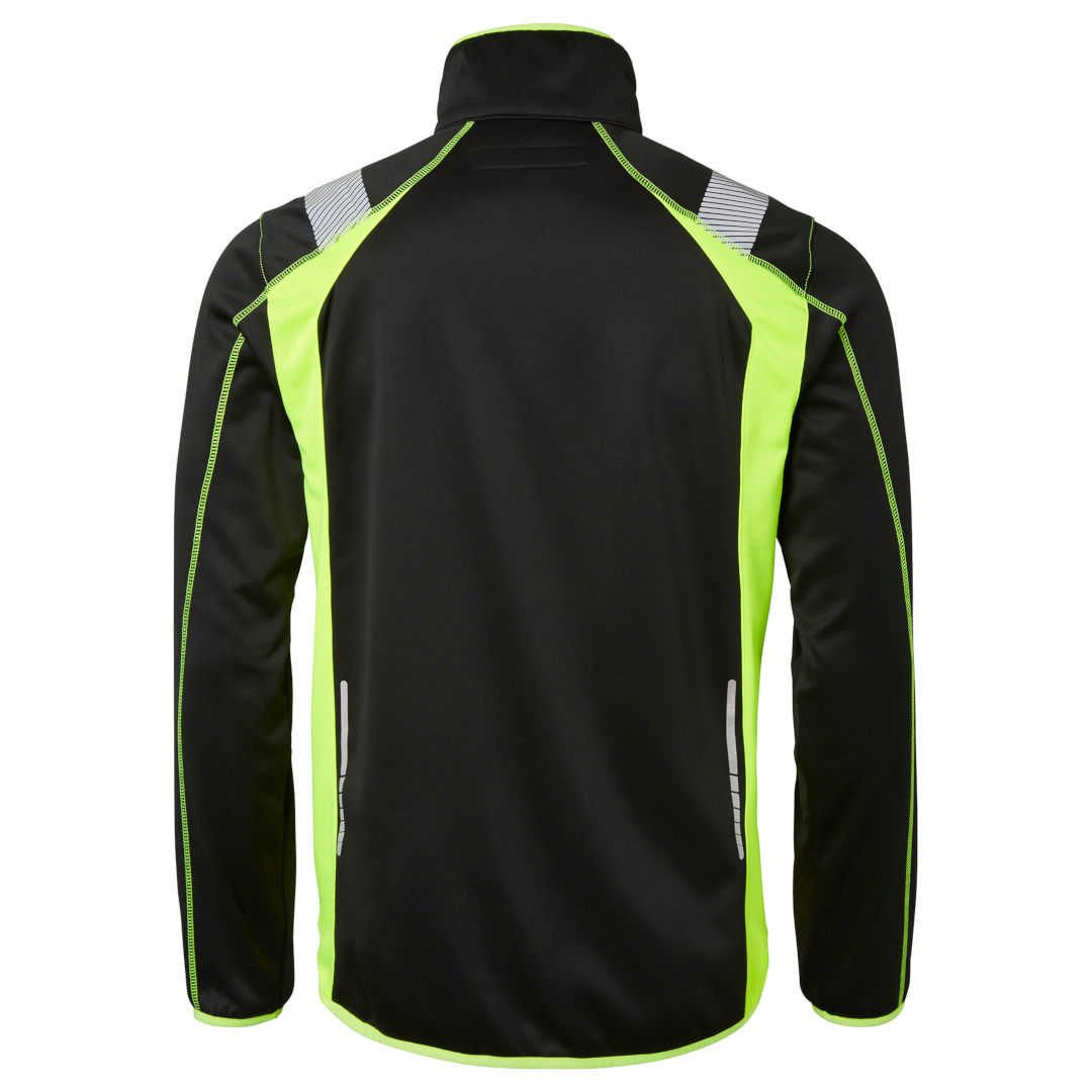 Top Swede 275 Sweatjacke Schwarz-Leuchtgelb