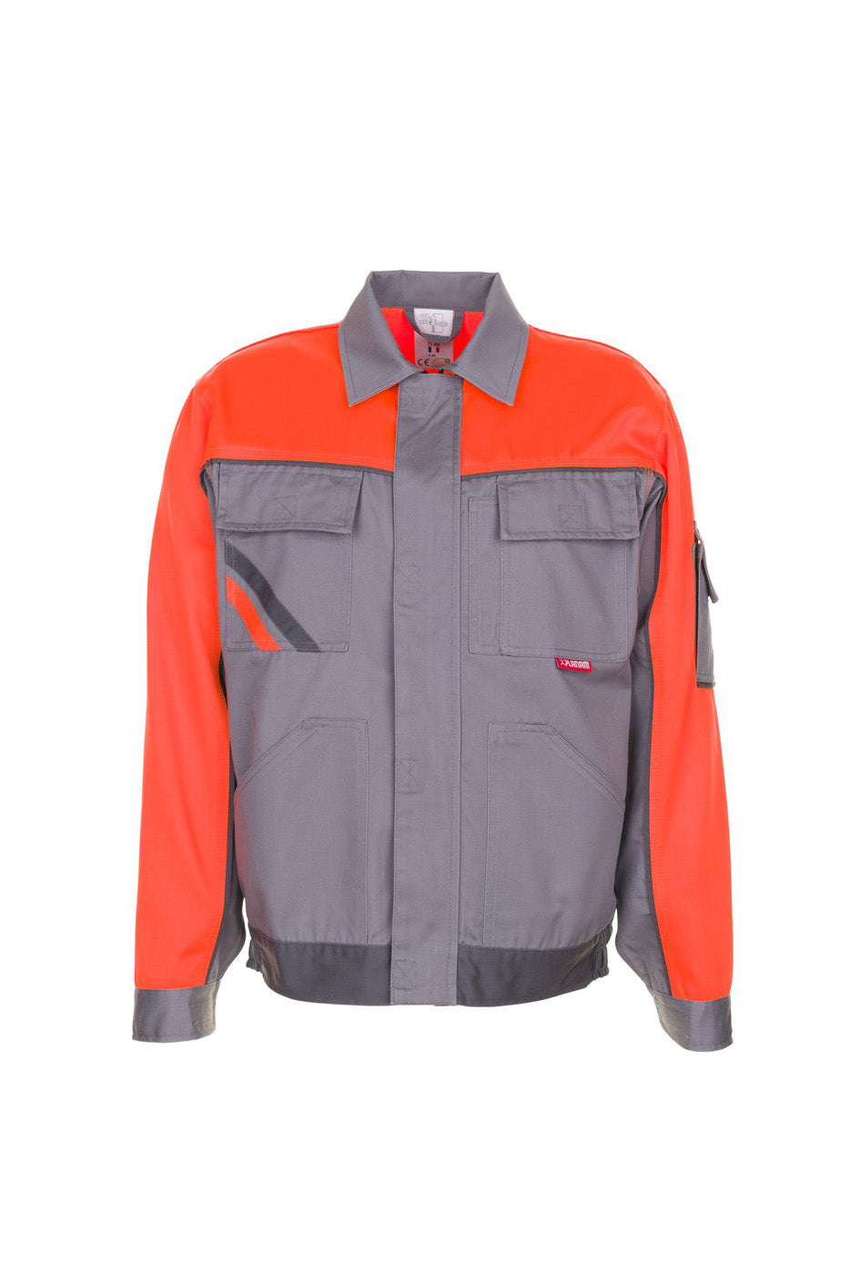 Planam V1 Bundjacke Visline zink/orange/schiefer