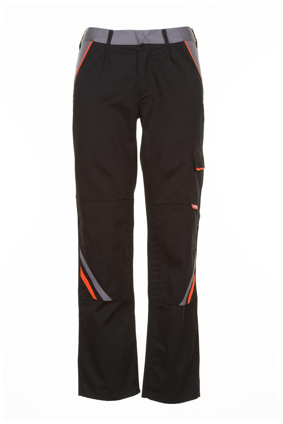 Planam Bundhose Visline schwarz/orange/zink