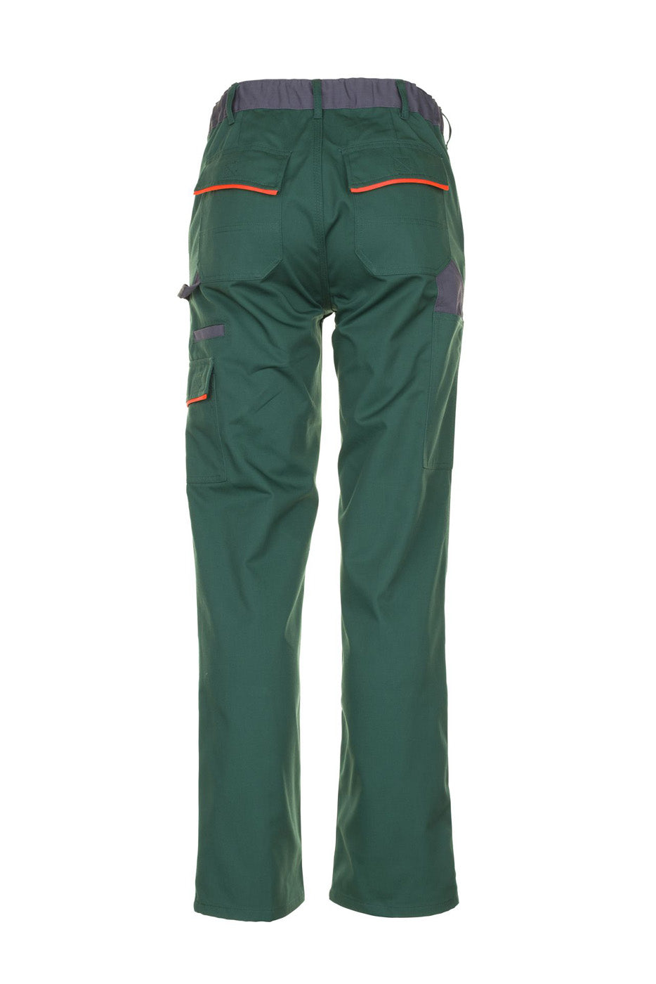 Planam Bundhose Visline grün/orange/schiefer