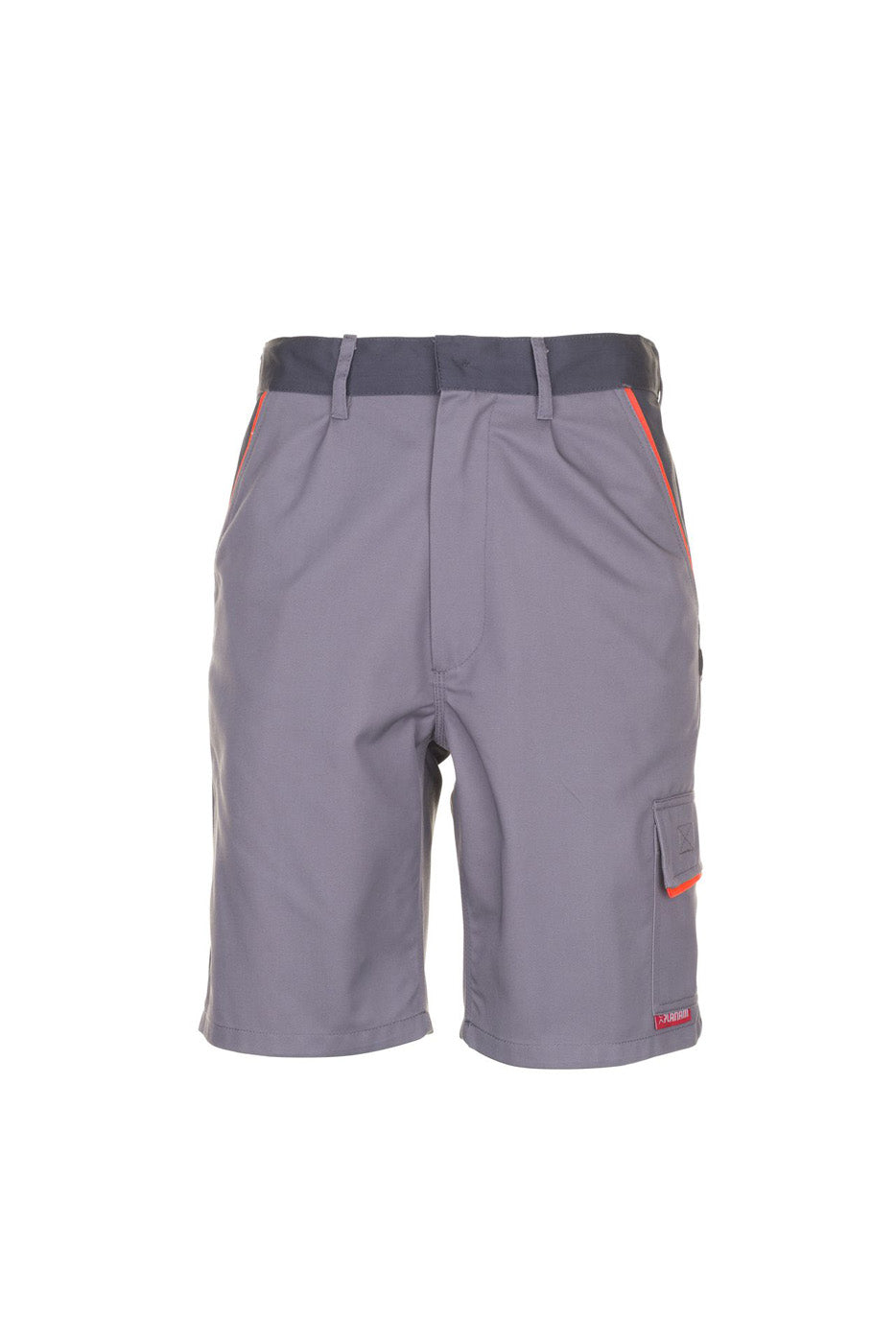 Planam Shorts Visline zink/orange/schiefer