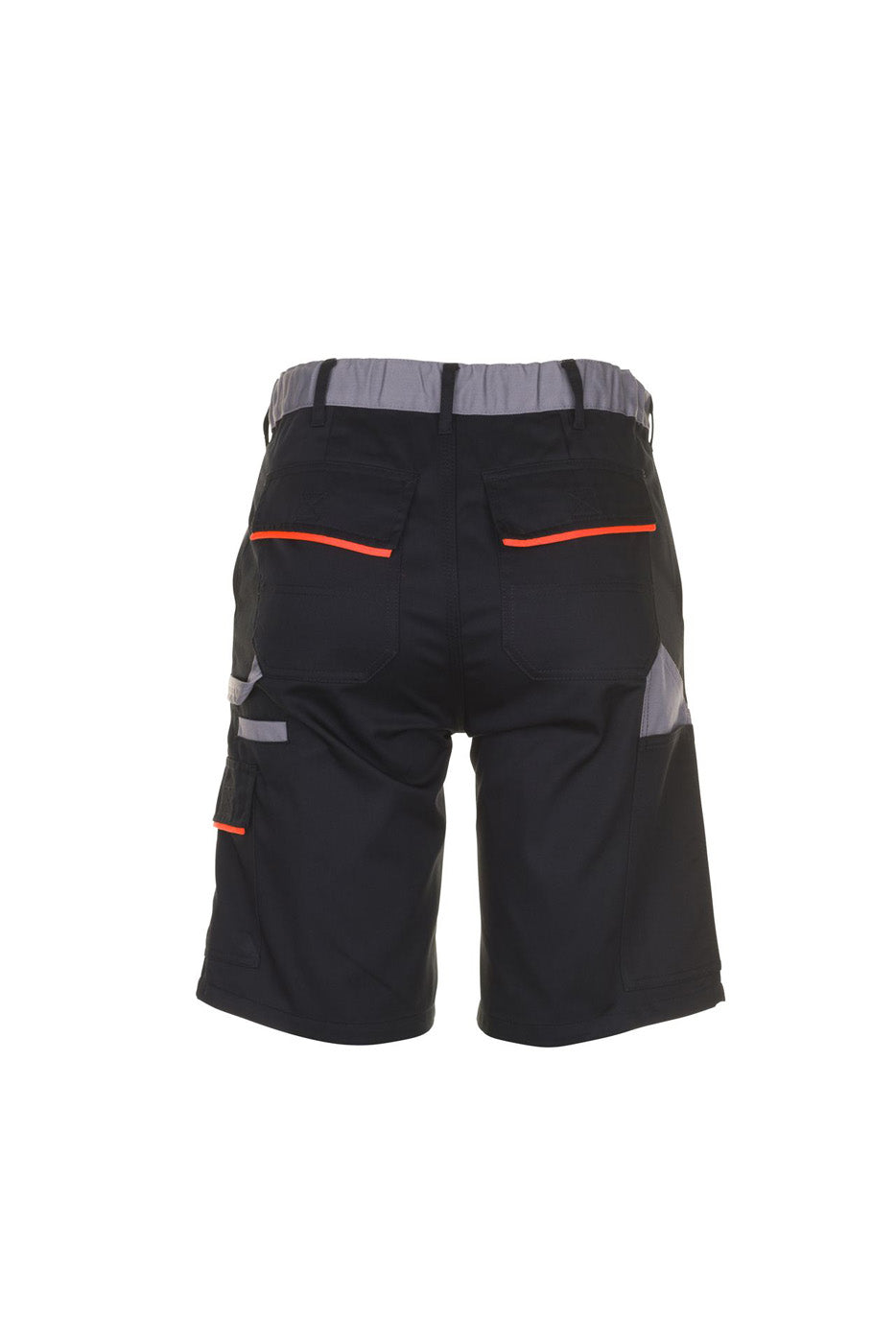 Planam Shorts Visline schwarz/orange/zink