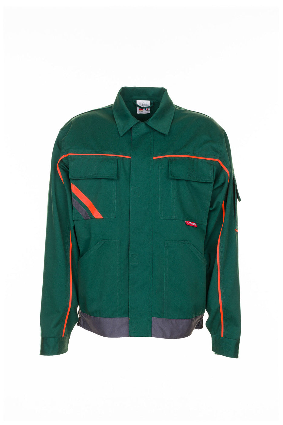 Planam V2 Bundjacke Visline grün/orange/schiefer