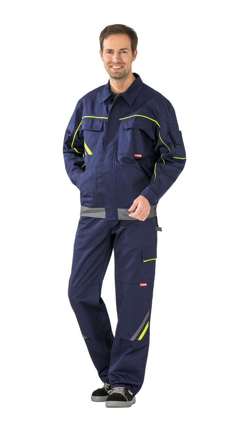 Planam V2 Bundjacke Visline marine/gelb/zink