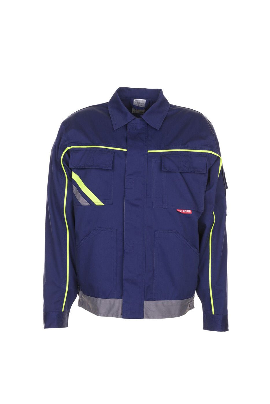 Planam V2 Bundjacke Visline marine/gelb/zink