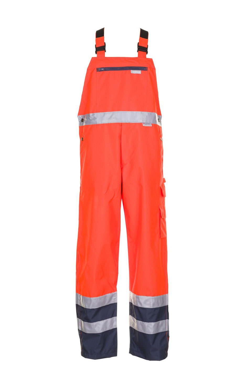 Planam Regenlatzhose Warnschutz orange/marine