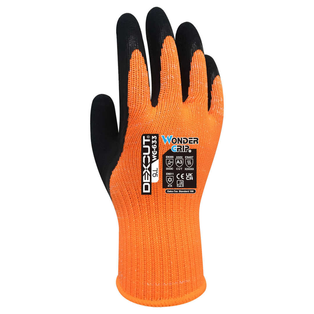 Wonder Grip 633 Dexcut Arbeitshandschuhe Schnittfest Klasse C
