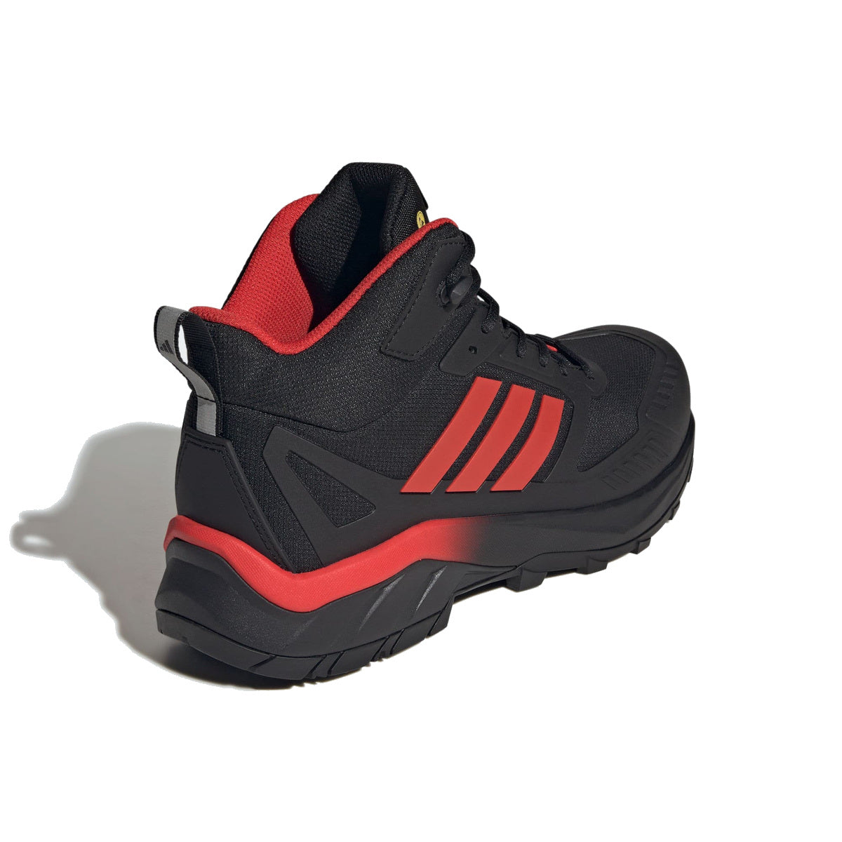 adidas GRADIX MID M S3S ESD Schwarz/Rot 7101 – Fersenansicht