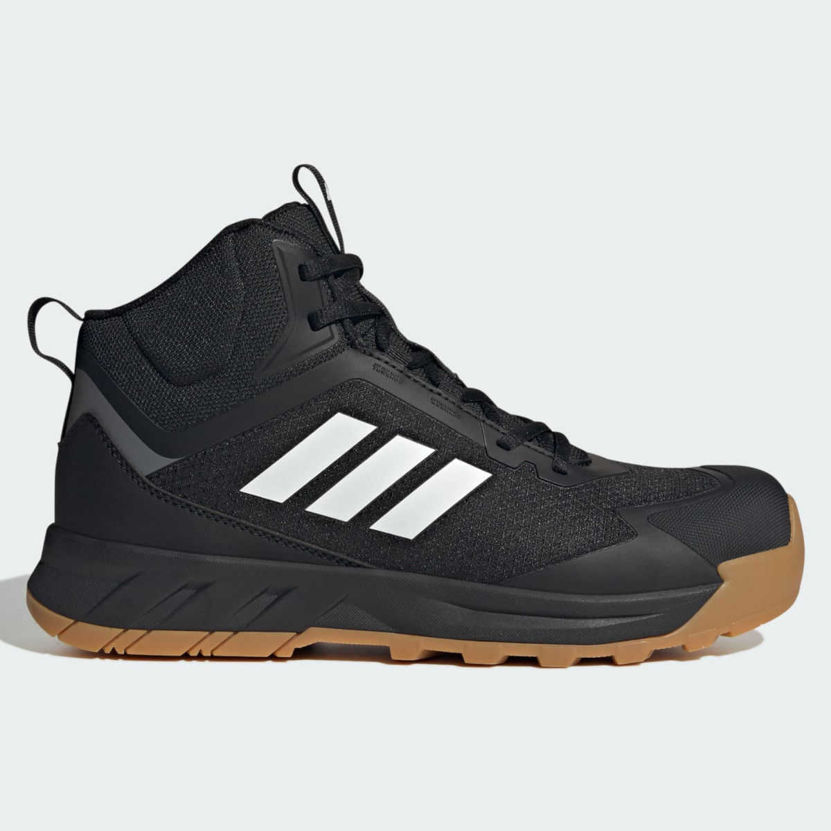adidas TORAVA MID S3S ESD Sicherheitsstiefel black white Seitenansicht