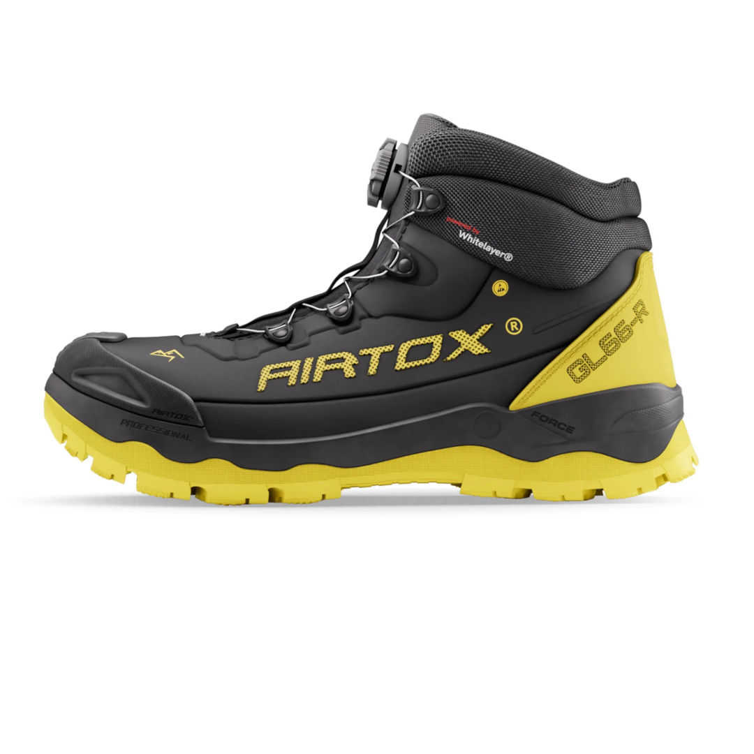 Airtox GL66-R Sicherheitsschuhe S3S BOA schwarz-gelb