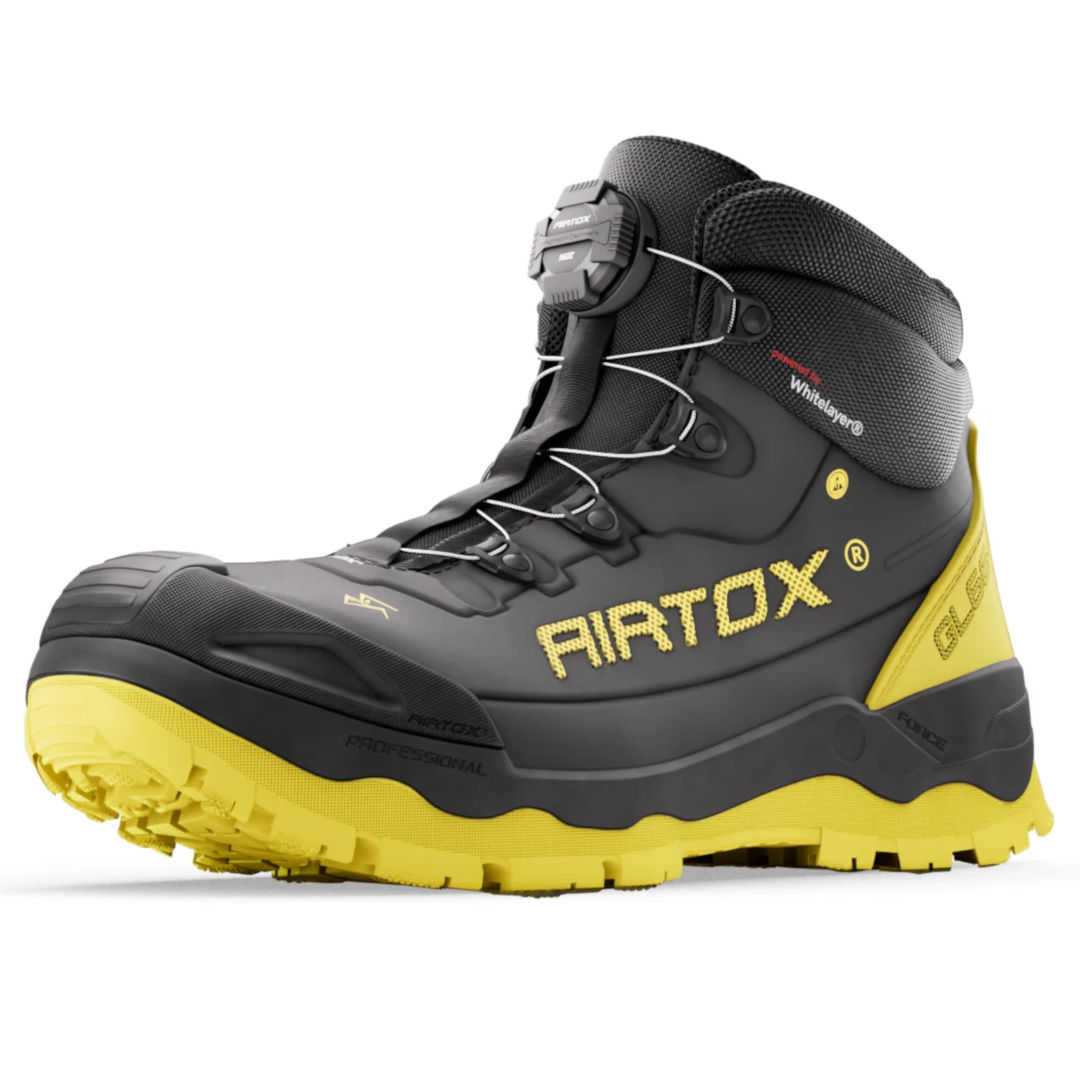 Airtox GL66-R Sicherheitsschuhe S3S BOA schwarz-gelb