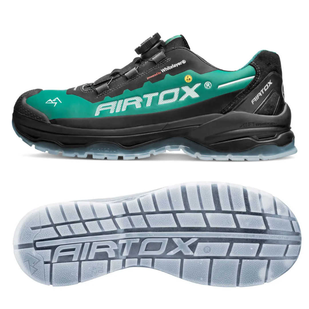 Airtox TX33 Sicherheitsschuhe S3 grün Pro Smart-Schnürsystem