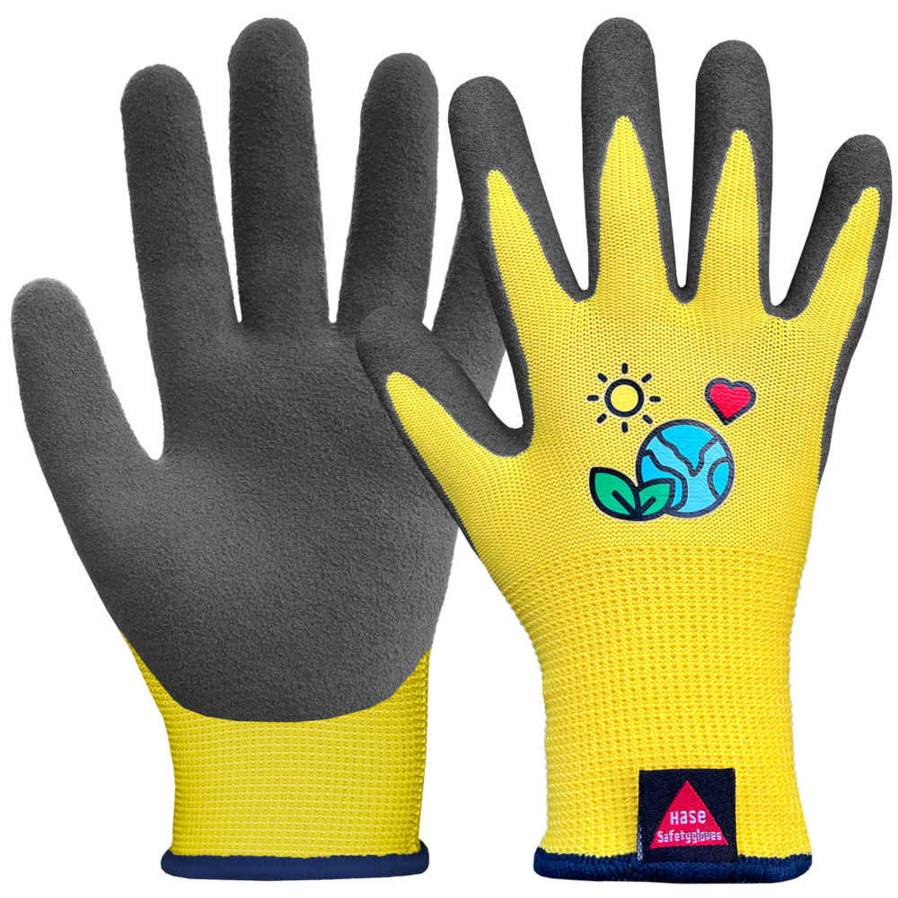 Arbeitshandschuhe Kinder 4 bis 5 Jahre gelb