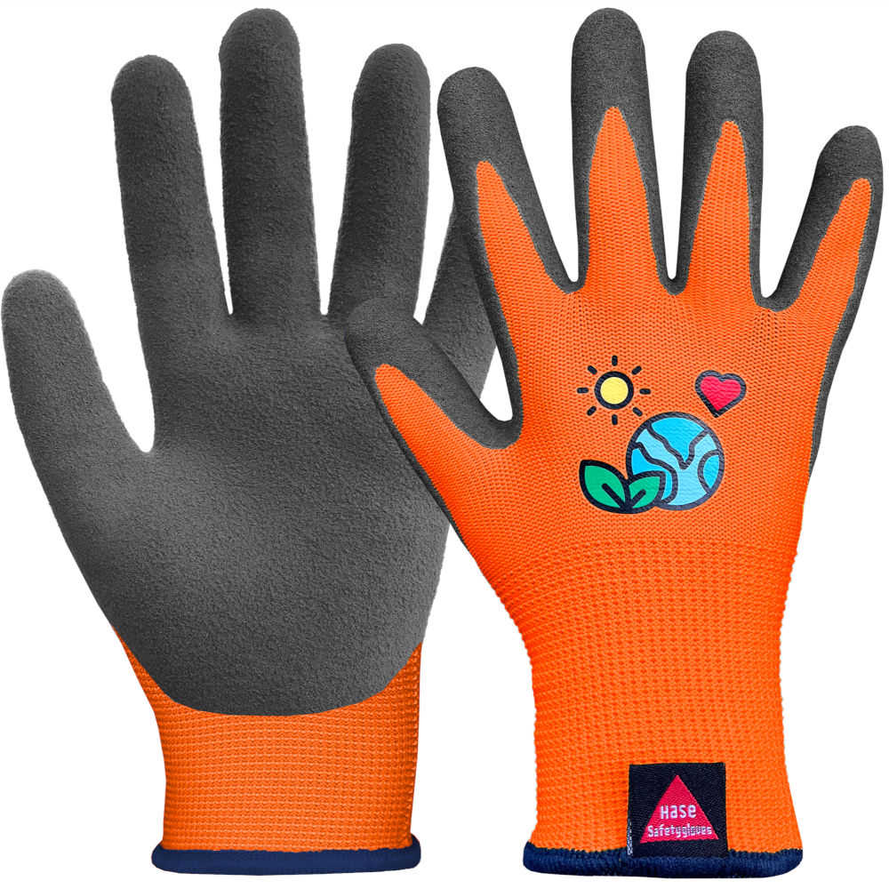 Arbeitshandschuhe Kinder 5 bis 6 Jahre orange
