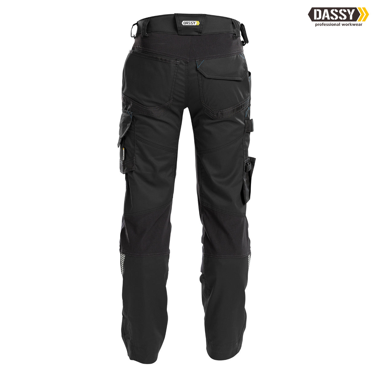 DASSY® Dynax Bundhose Stretch Kniepolstertaschen D-Flex schwarz