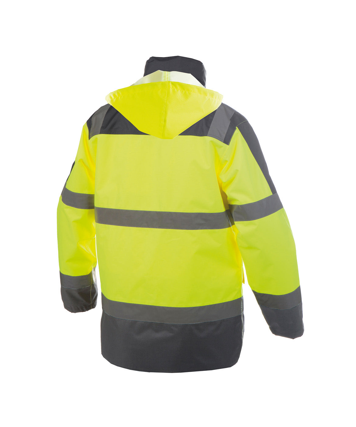 DASSY® Atlantis Warnschutz Regen- Parka neongelb/zementgrau
