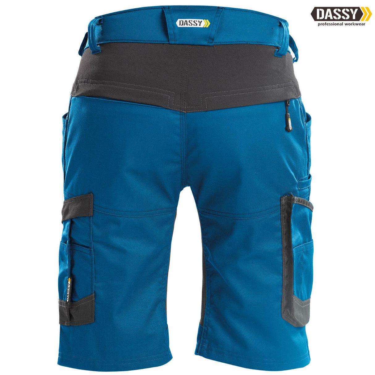 DASSY® Axis Short mit Stretch azurblau grau d-flex