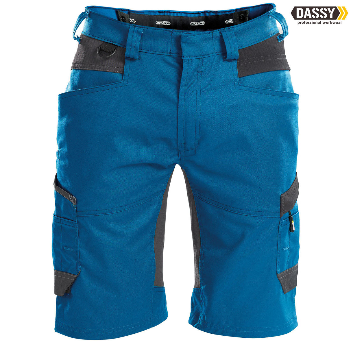 DASSY® Axis Short mit Stretch azurblau grau