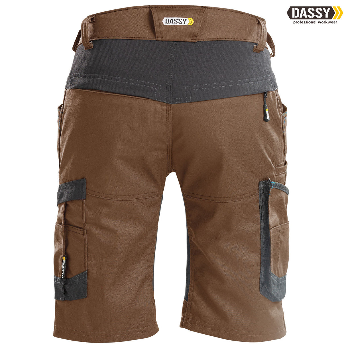 DASSY® Axis Short mit Stretch lehmbraun grau