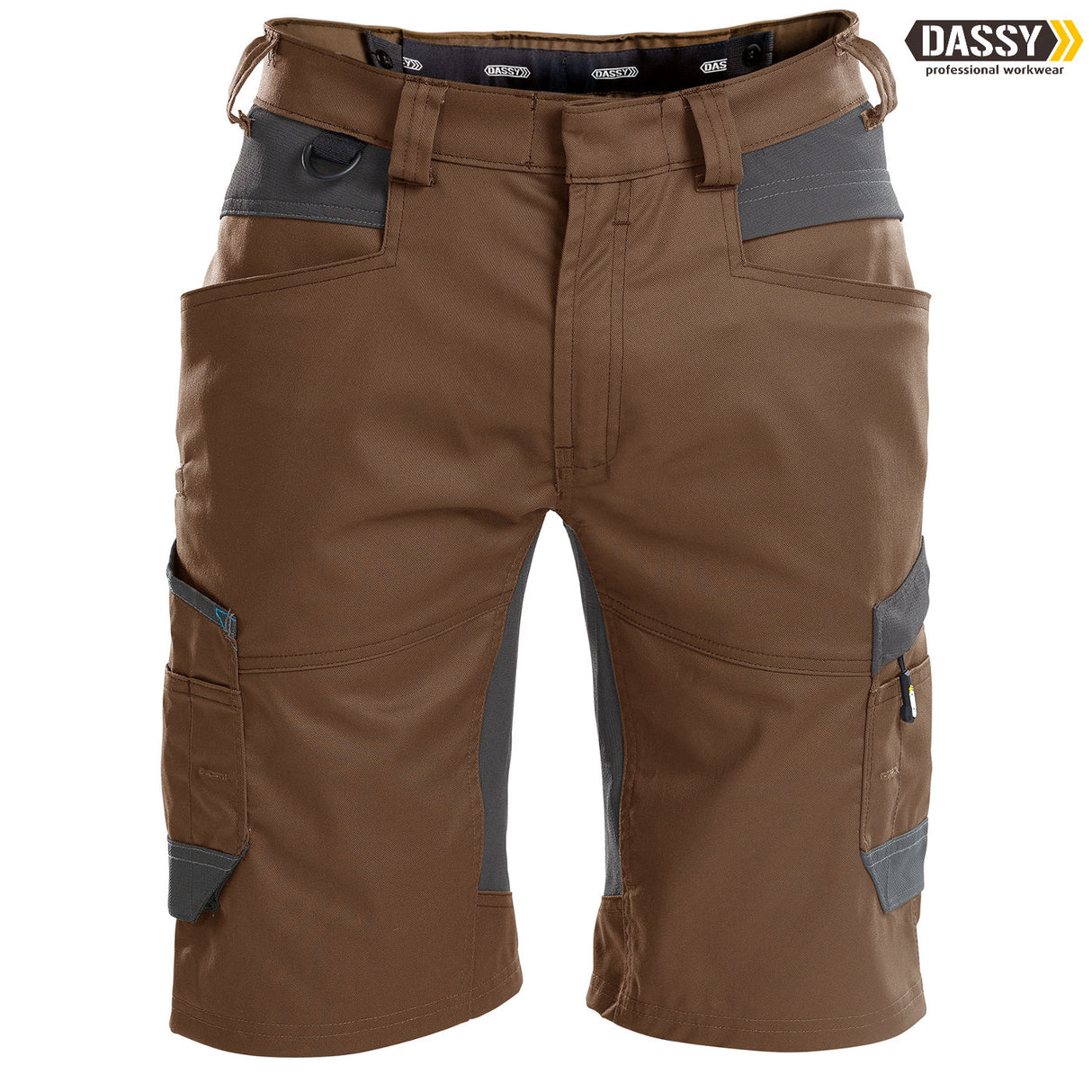 DASSY® Axis Short mit Stretch lehmbraun grau d-flex