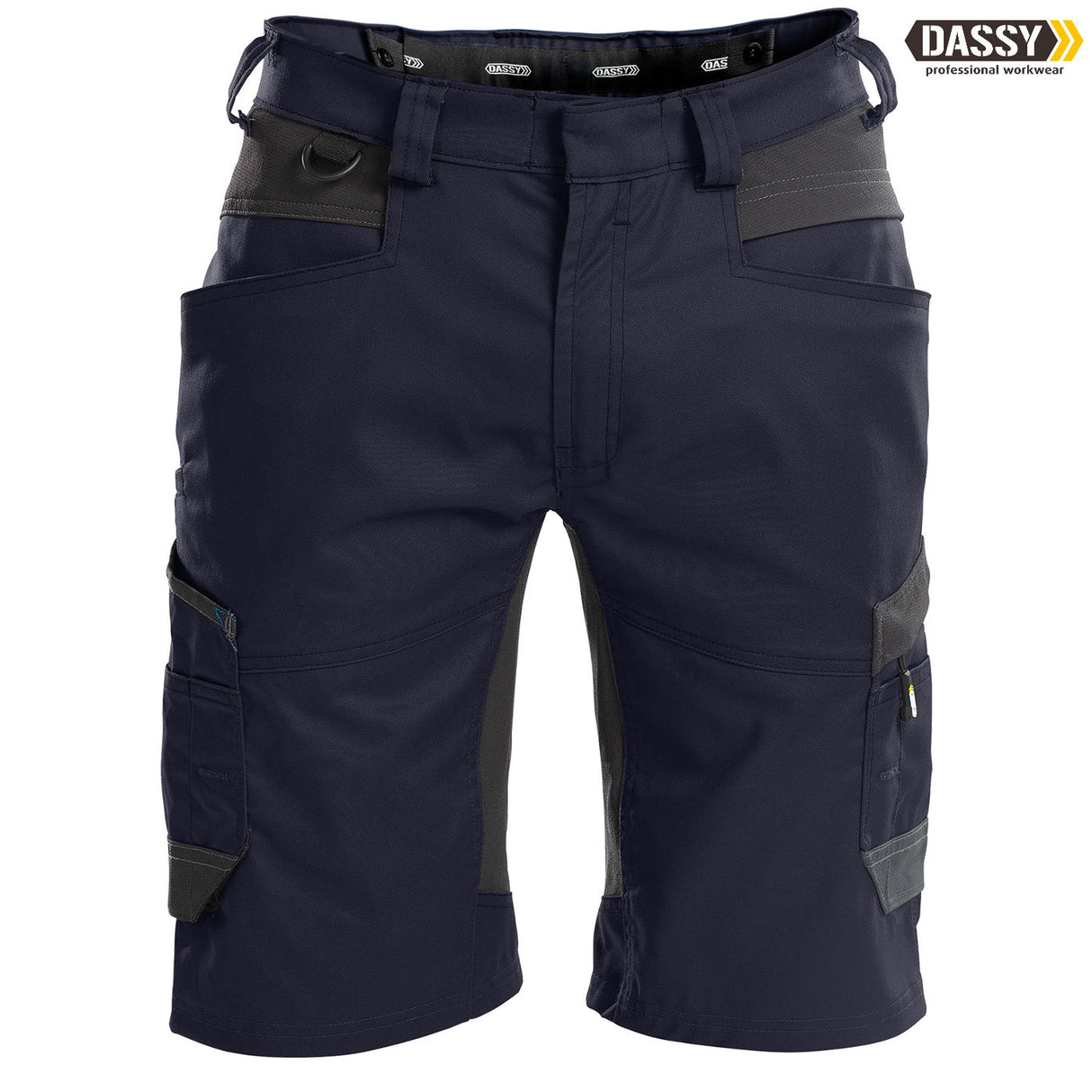 DASSY® Axis Short mit Stretch nachtblau grau d-flex