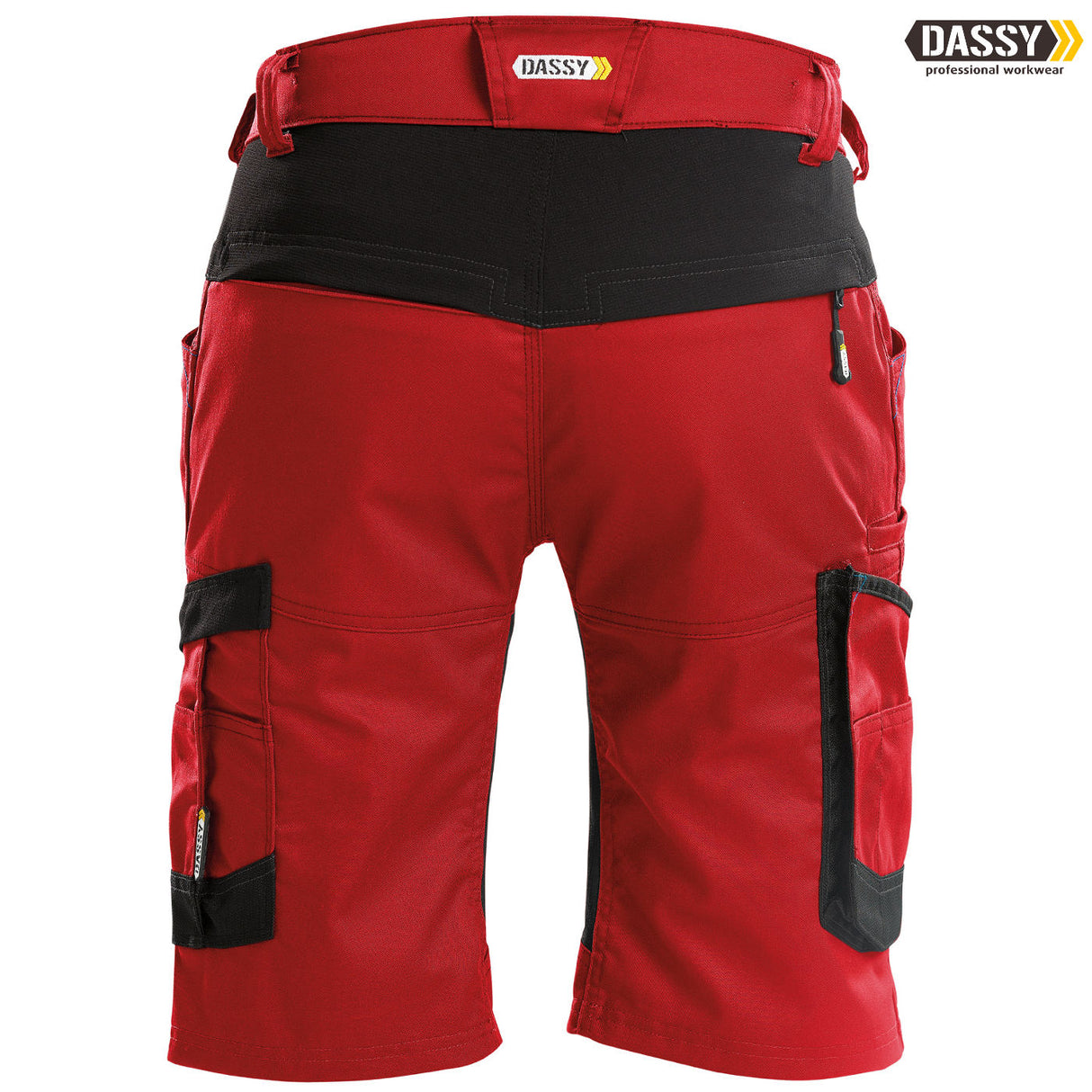 DASSY® Axis Short mit Stretch rot schwarz