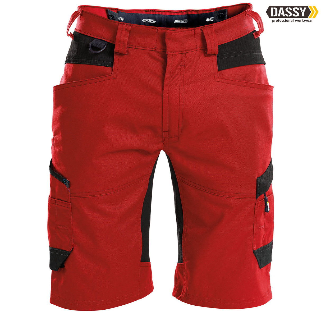 DASSY® Axis Short mit Stretch rot schwarz d-flex
