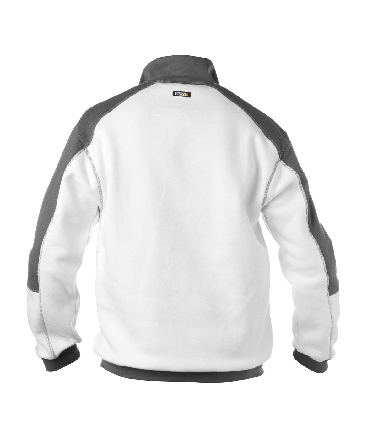 DASSY® Basiel Zweifarbiges Sweatshirt weiß/zementgrau